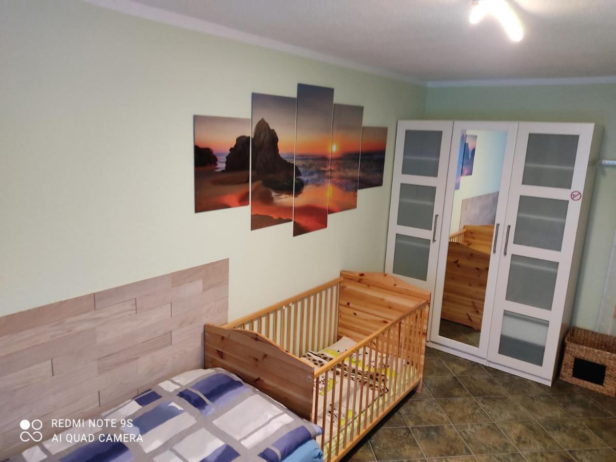 Grosszuegige Ferienwohnung Am Waldesrand Im Seenland Lauta Luaran gambar